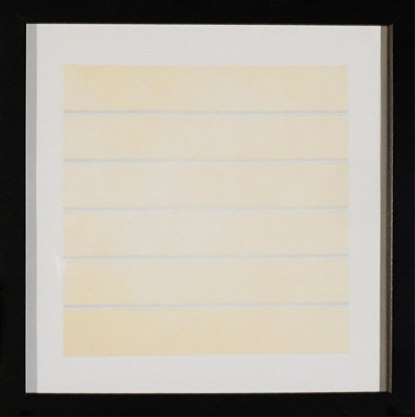 Agnes Martin "Infant Response to Love" Lithograph (2000) - Minimalist Abstract Print on Vellum
