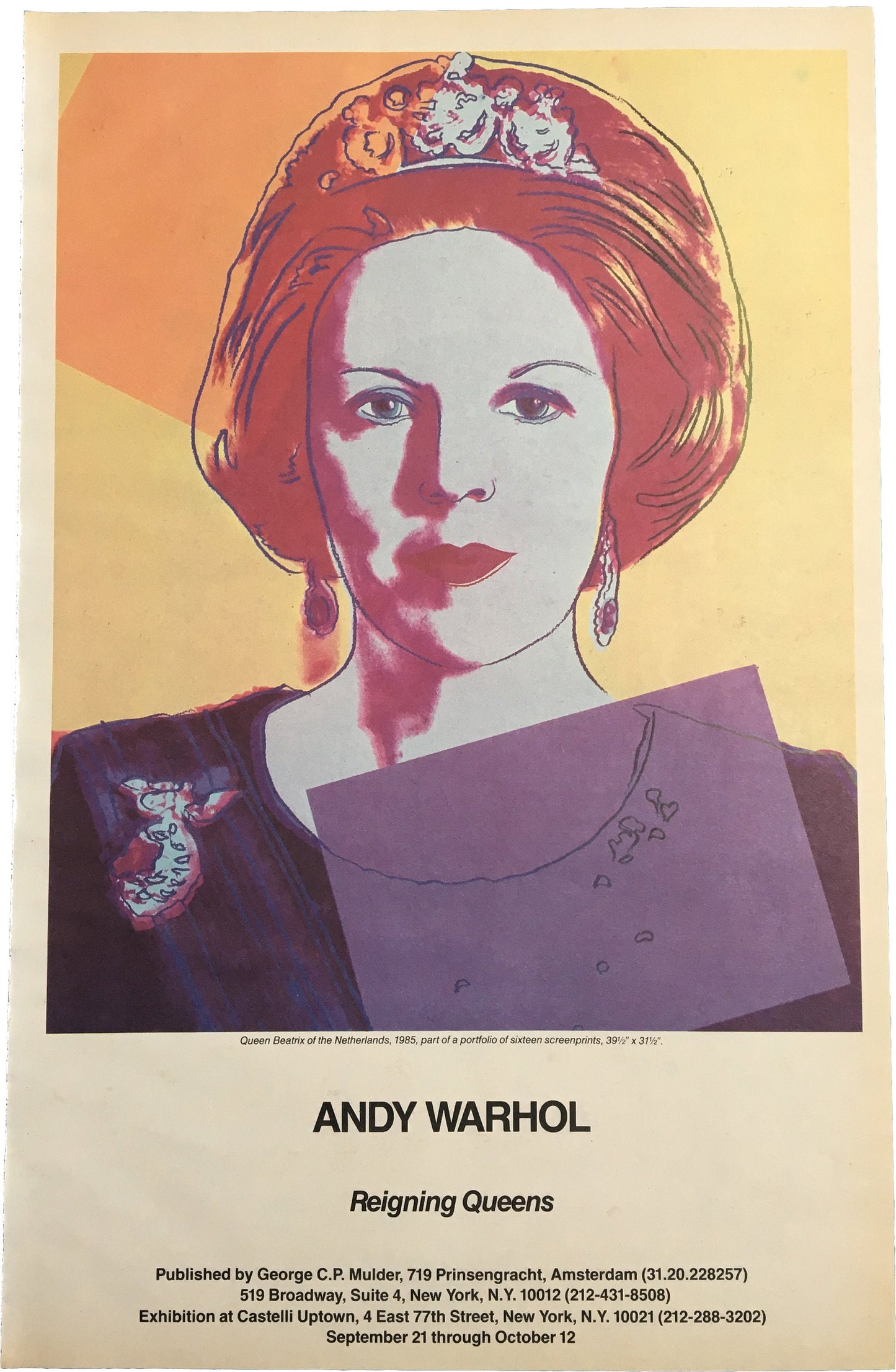 1985 Andy Warhol "Reigning Queens" Posters - Set of 4 (Castelli)