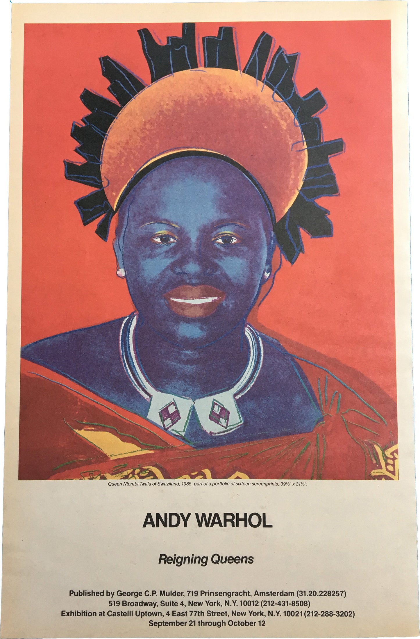 1985 Andy Warhol "Reigning Queens" Posters - Set of 4 (Castelli)