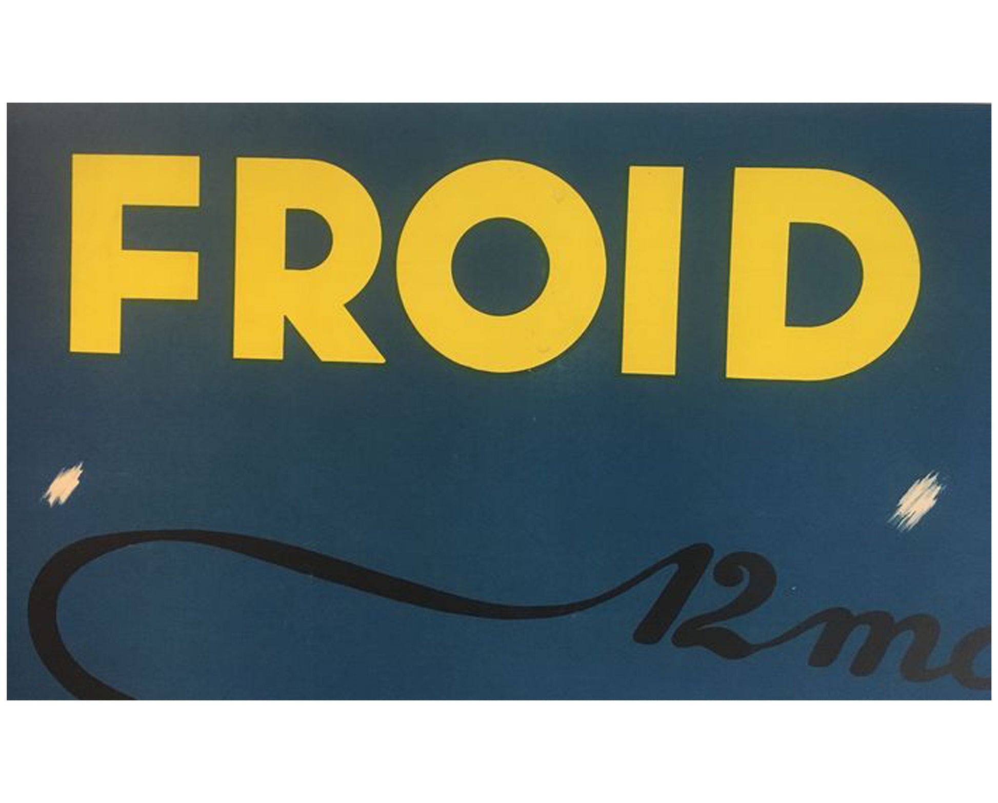 1950s Philips Refrigerator French Advertising Poster: Mid-Century Modern Decor (157x114 cm)