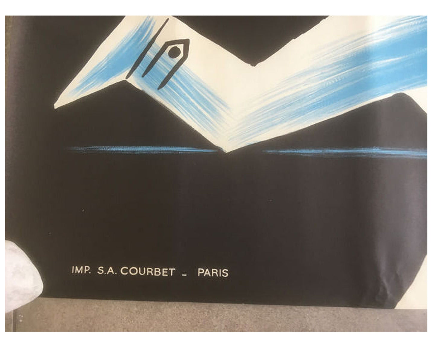 1950s Philips "Froid - le meilleur service" - Original French Advertising Poster (Darigo, 160x116 cm)