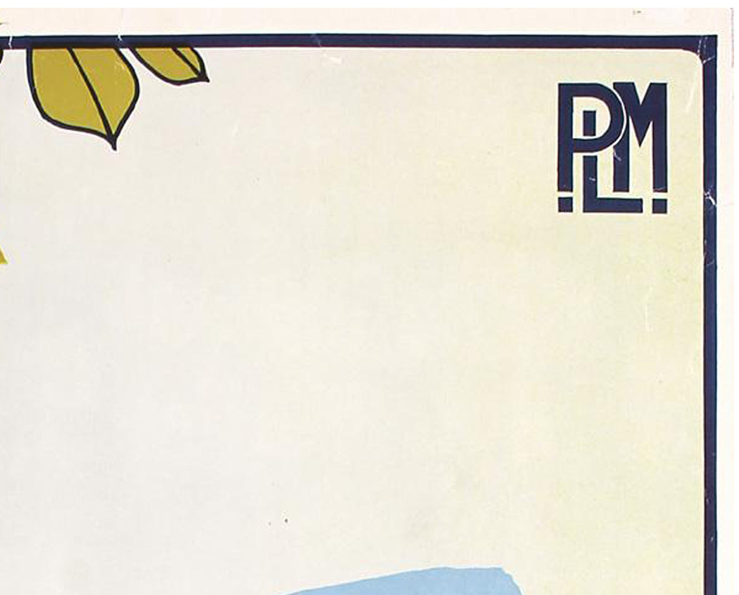 1930s Original French Railway Poster - Lucien Pillot, Besançon La Mouillère (PLM)