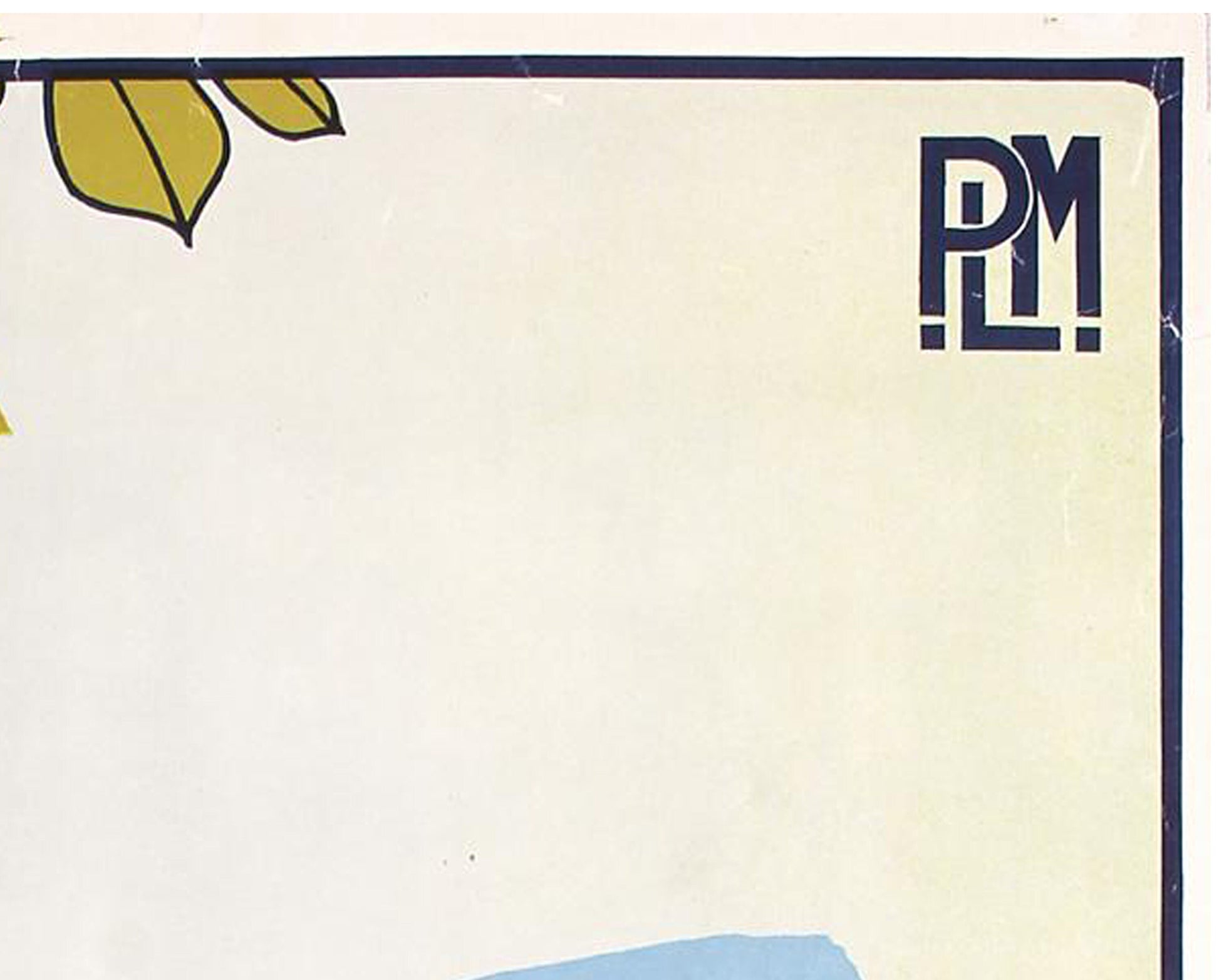 1930s Original French Railway Poster - Lucien Pillot, Besançon La Mouillère (PLM)