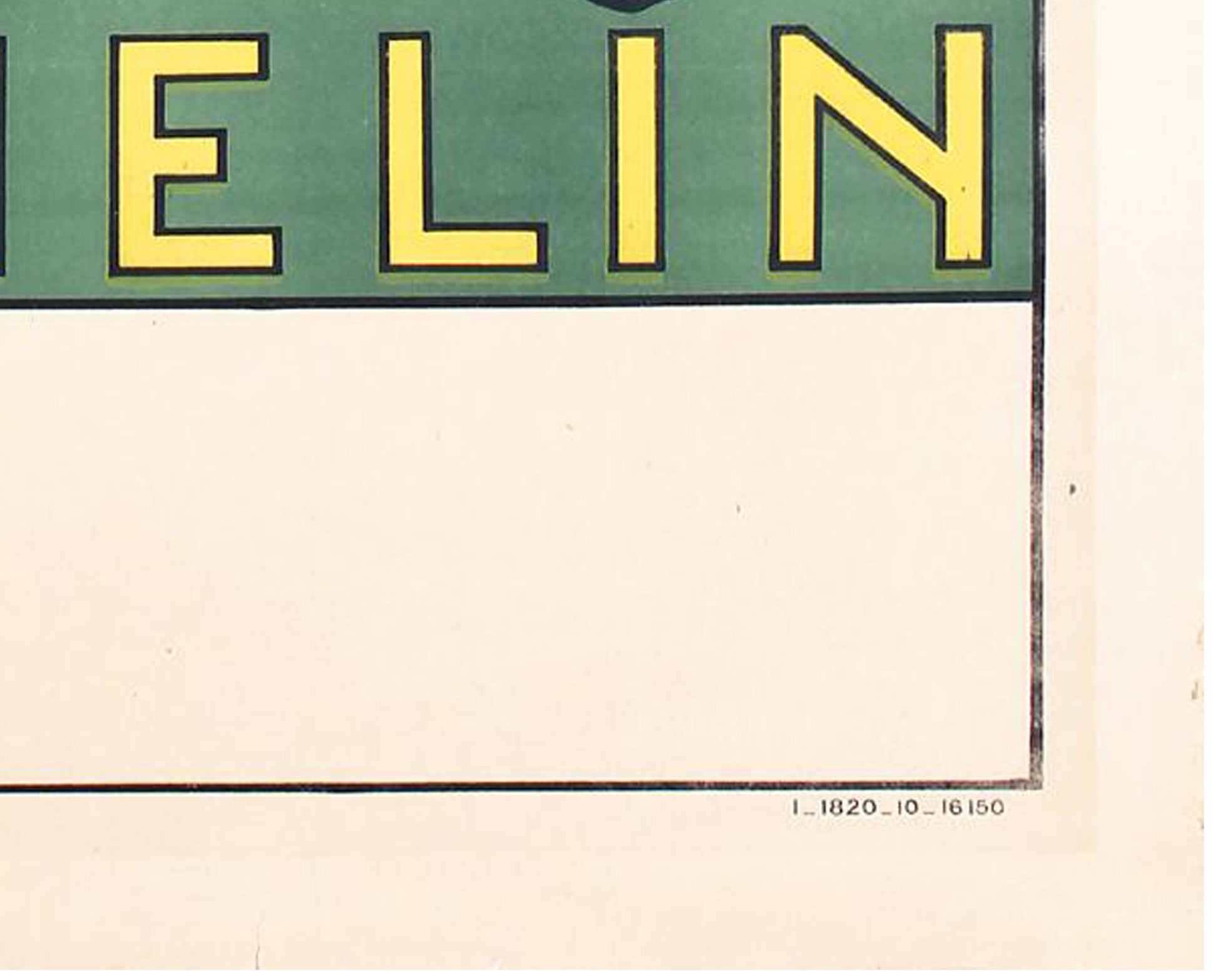 1916 Michelin Cycling Poster by Fabien Fabiano - French Advertising Art (Linen-Backed)