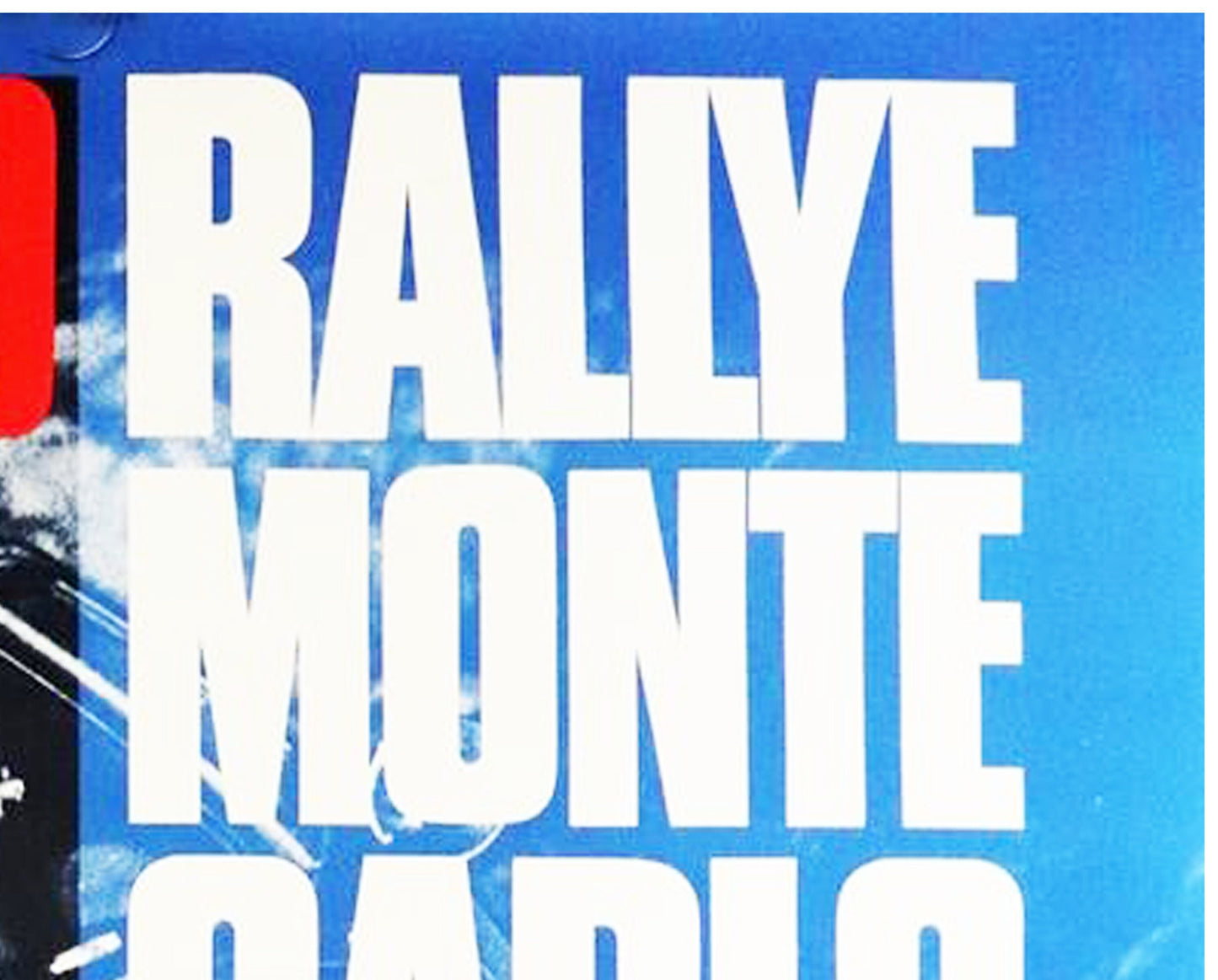 Vintage 1969 Porsche Poster: Rallye Monte Carlo, Erich Strenger Design