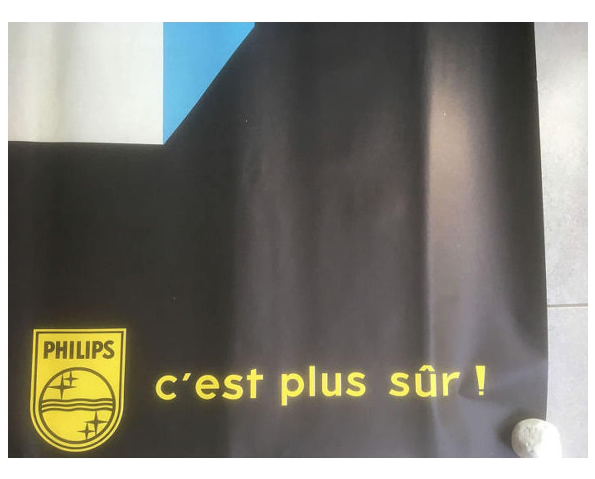 1950s Philips "Froid - le meilleur service" - Original French Advertising Poster (Darigo, 160x116 cm)