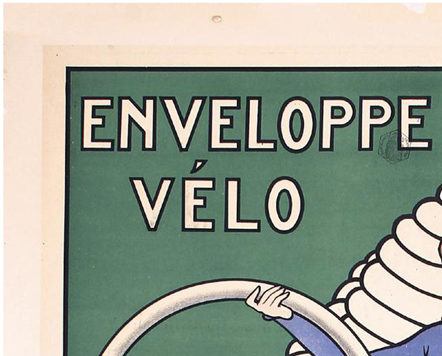 1916 Michelin Cycling Poster by Fabien Fabiano - French Advertising Art (Linen-Backed)