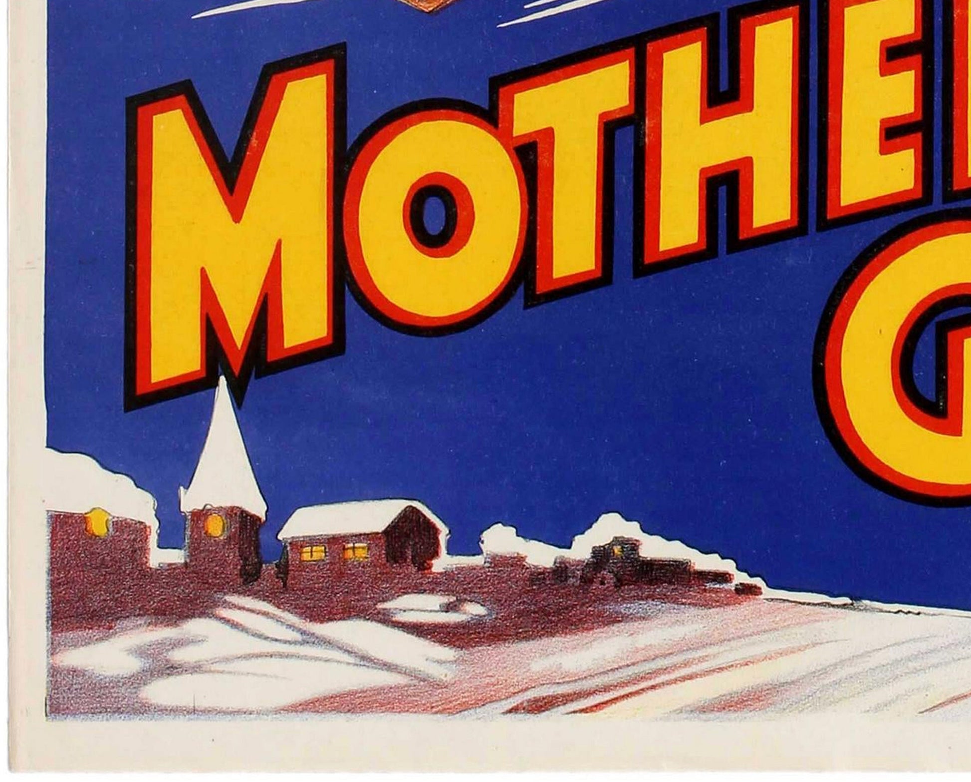 1930s Original Theatre Poster - "Mother Goose" (UK Lithograph, 76x51 cm)