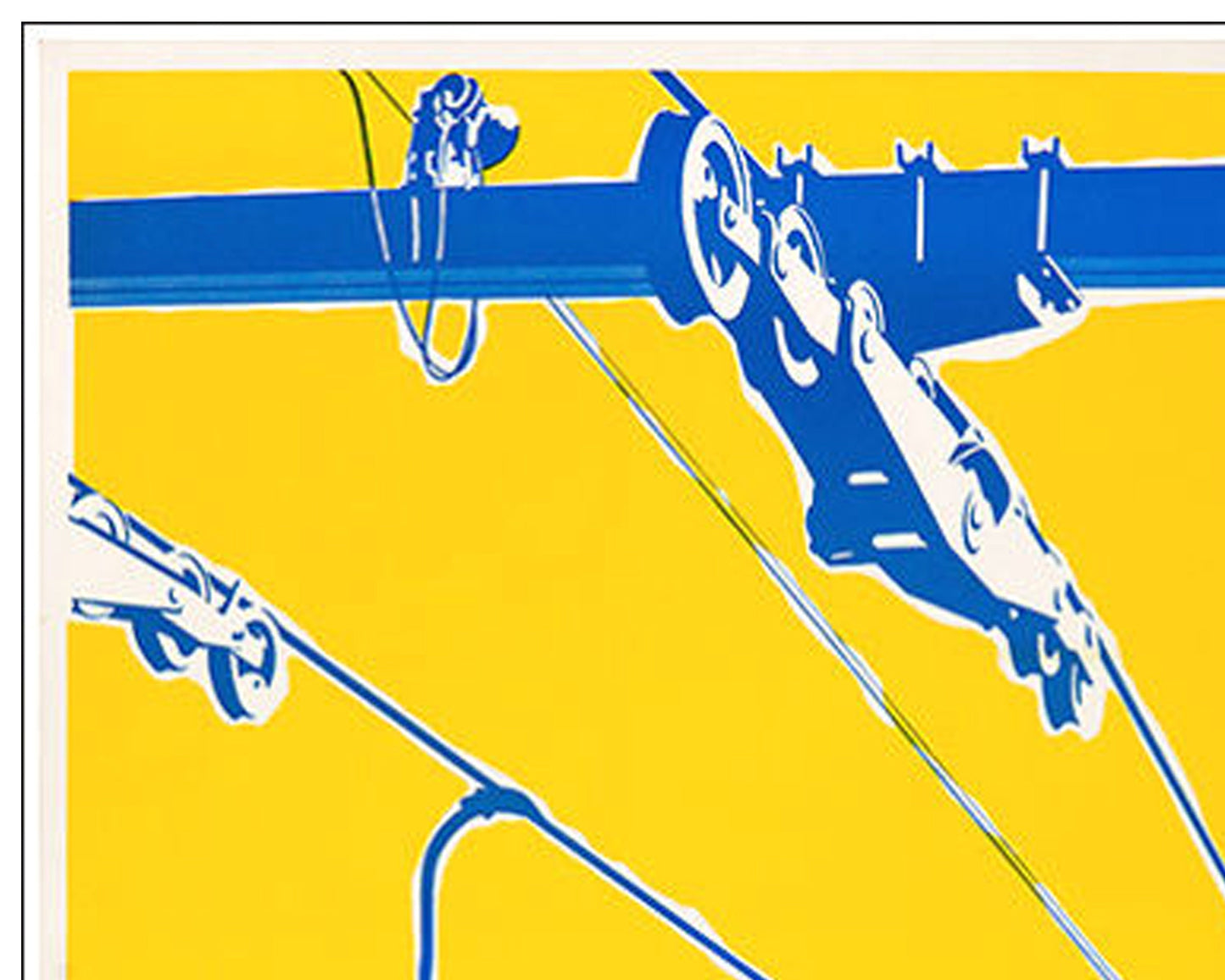 1947 Italian Ski Travel Poster: Crissolo - Alta Valle Po, Fabiano Lithograph