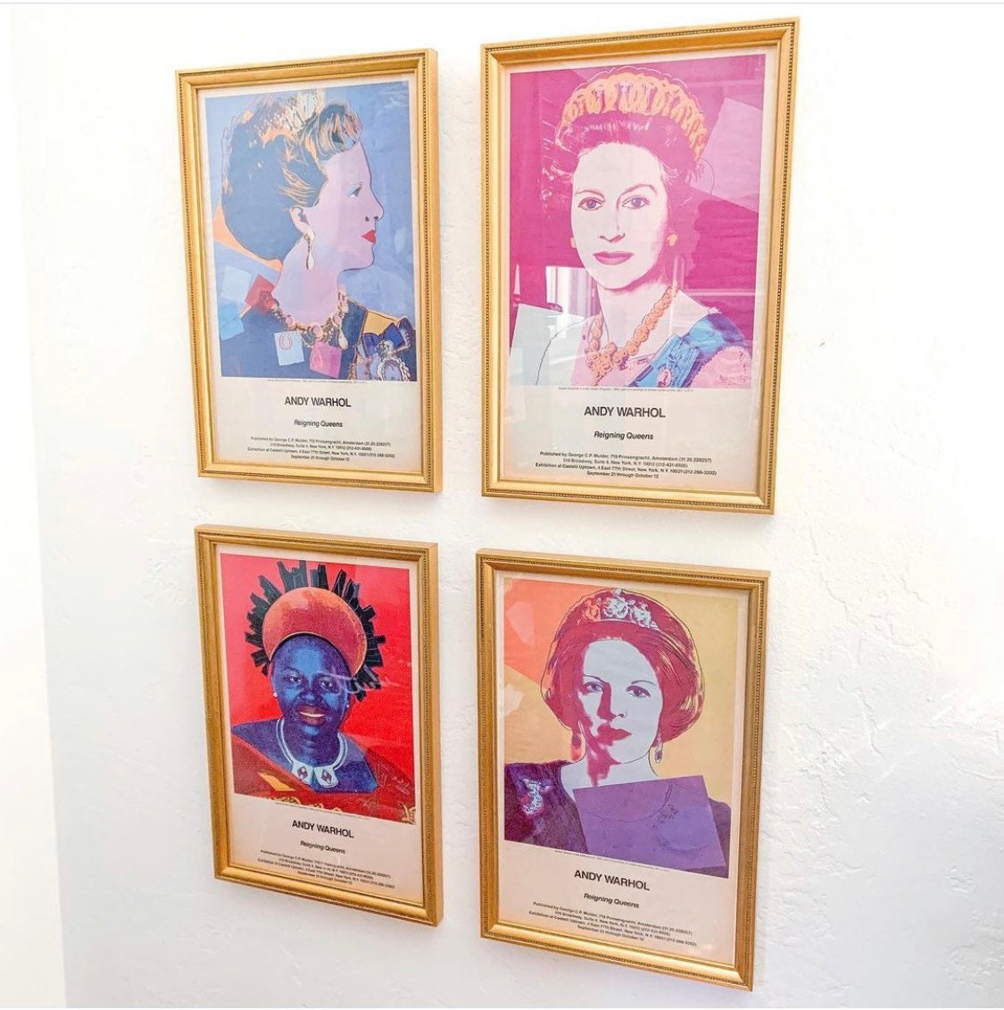 1985 Andy Warhol "Reigning Queens" Posters - Set of 4 (Castelli)