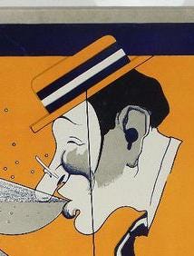 1930s Favor "Limonade Gazeuse" - Original French Art Deco Advertising Poster (48x31.5 cm)