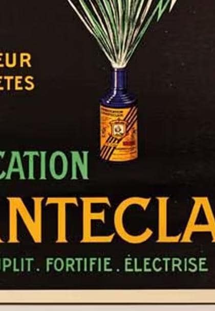 Vintage 1910 L'Embrocation Chanteclair Poster - Mich (Michel Liebeaux), French Advertising (60x40 cm)