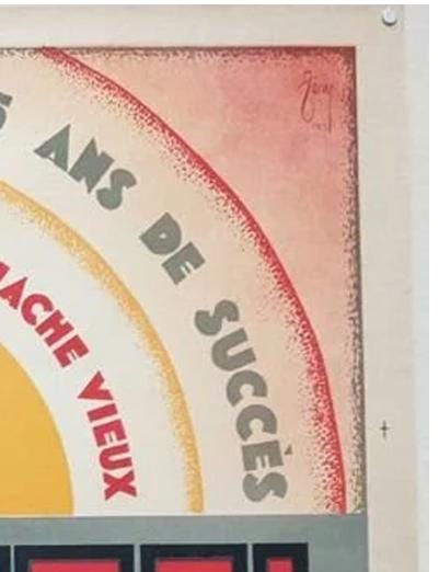 Vintage Vin Sautel Poster: French Wine Aperitif Art Deco Print