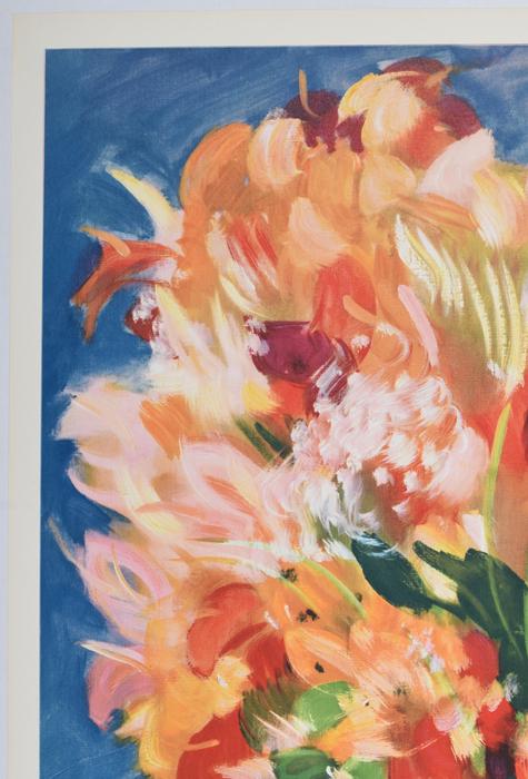 1950s Jean-Gabriel Domergue "Monte-Carlo - Flower Girl" - Original French Travel Poster (99x62 cm, Linen-Backed)