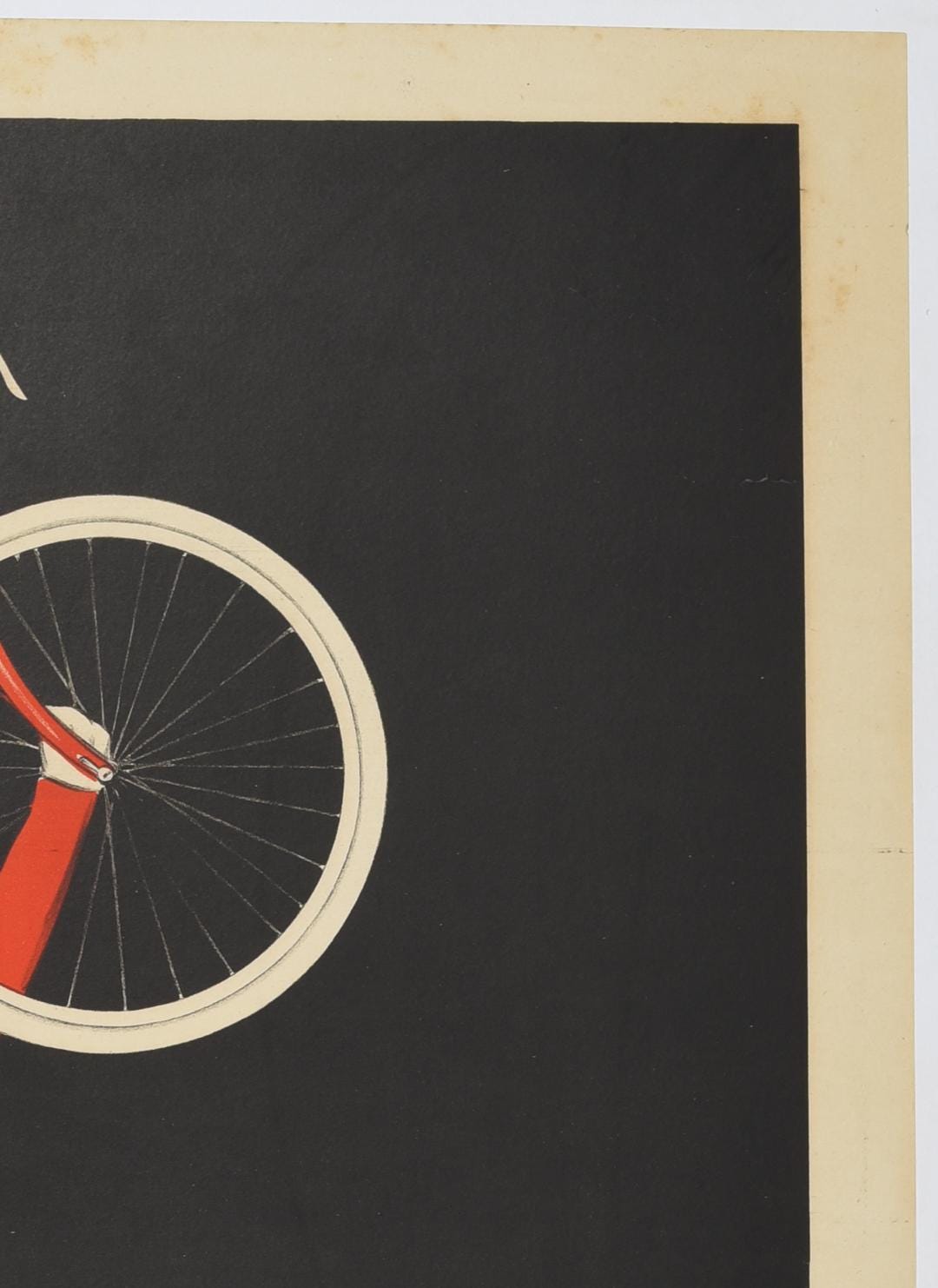 Vintage Italian Cycling Poster: Cicli Cossu Sardegna, 1930s Lithograph