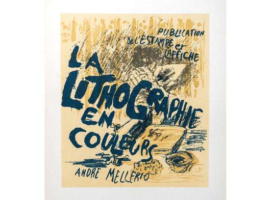 Original Vintage 1890s Pierre Bonnard designed La Lithographie en Couleurs - 1950s lithograph print.