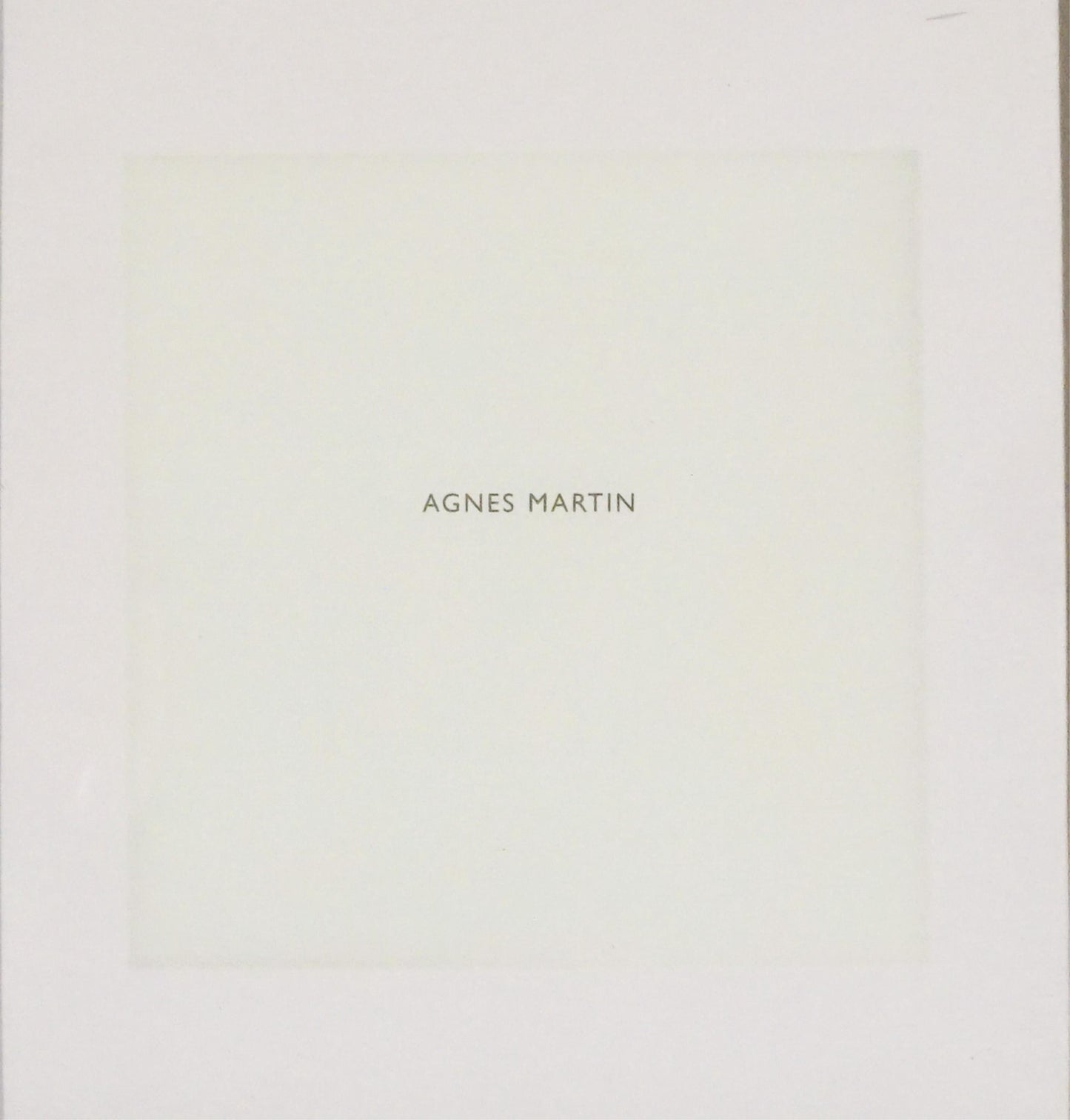 Agnes Martin - Complete Set of 15 Lithographs on Vellum (2000)