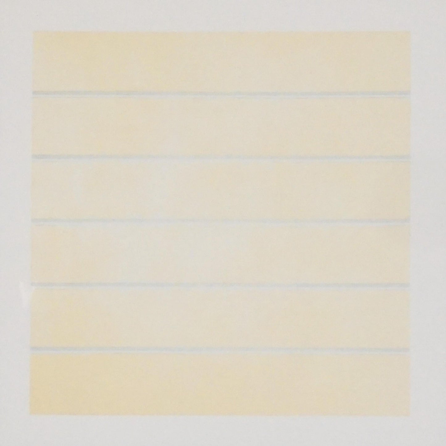 Agnes Martin "Infant Response to Love" Lithograph (2000) - Minimalist Abstract Print on Vellum