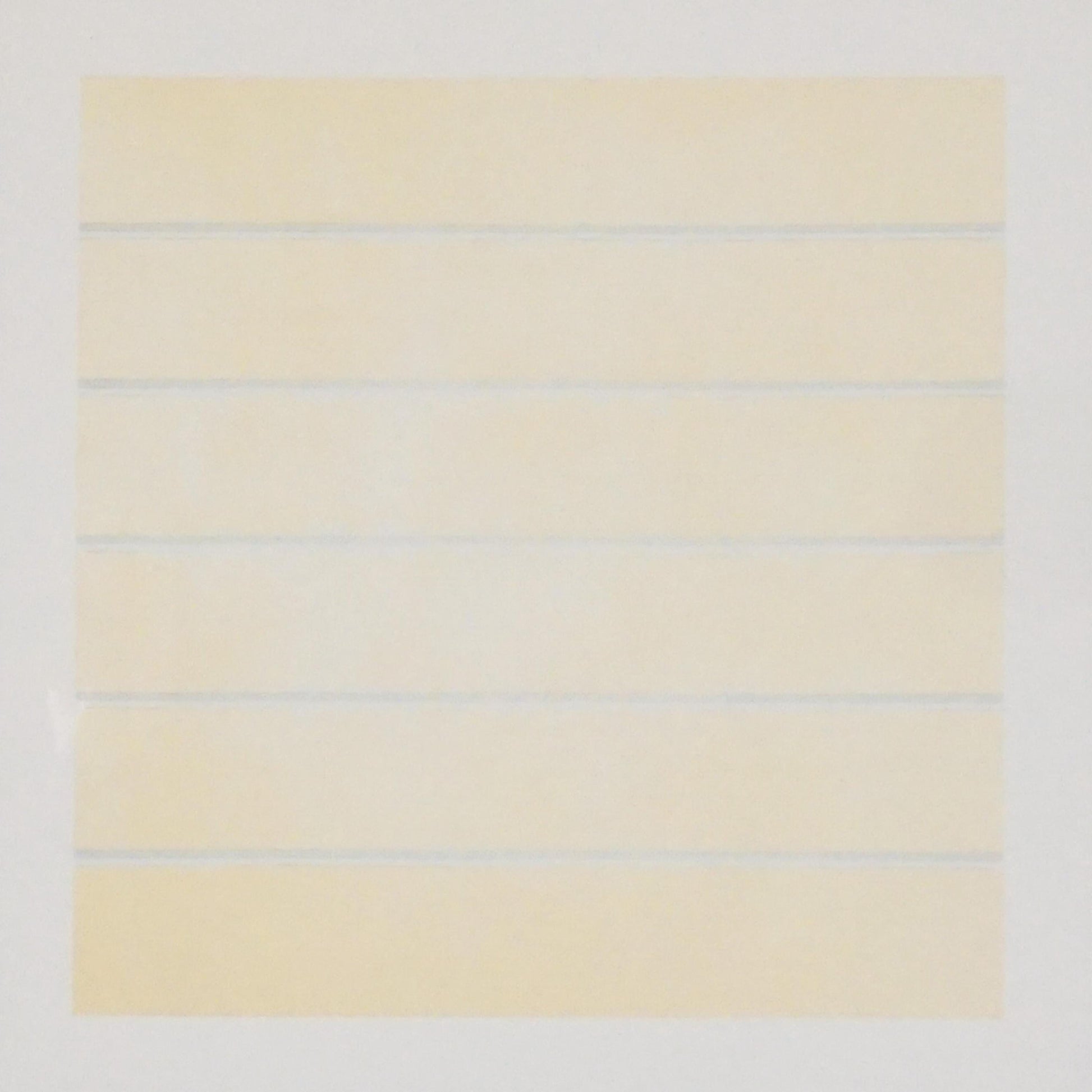 Agnes Martin "Infant Response to Love" Lithograph (2000) - Minimalist Abstract Print on Vellum