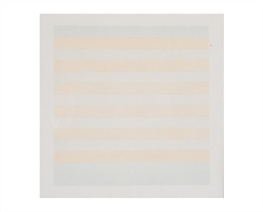 Agnes Martin "Happy Holiday" Lithograph on Vellum (2000) - Minimalist Abstract Print