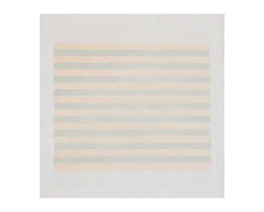 Agnes Martin "I Love Love" Lithograph on Vellum (2000) - Minimalist Abstract Print