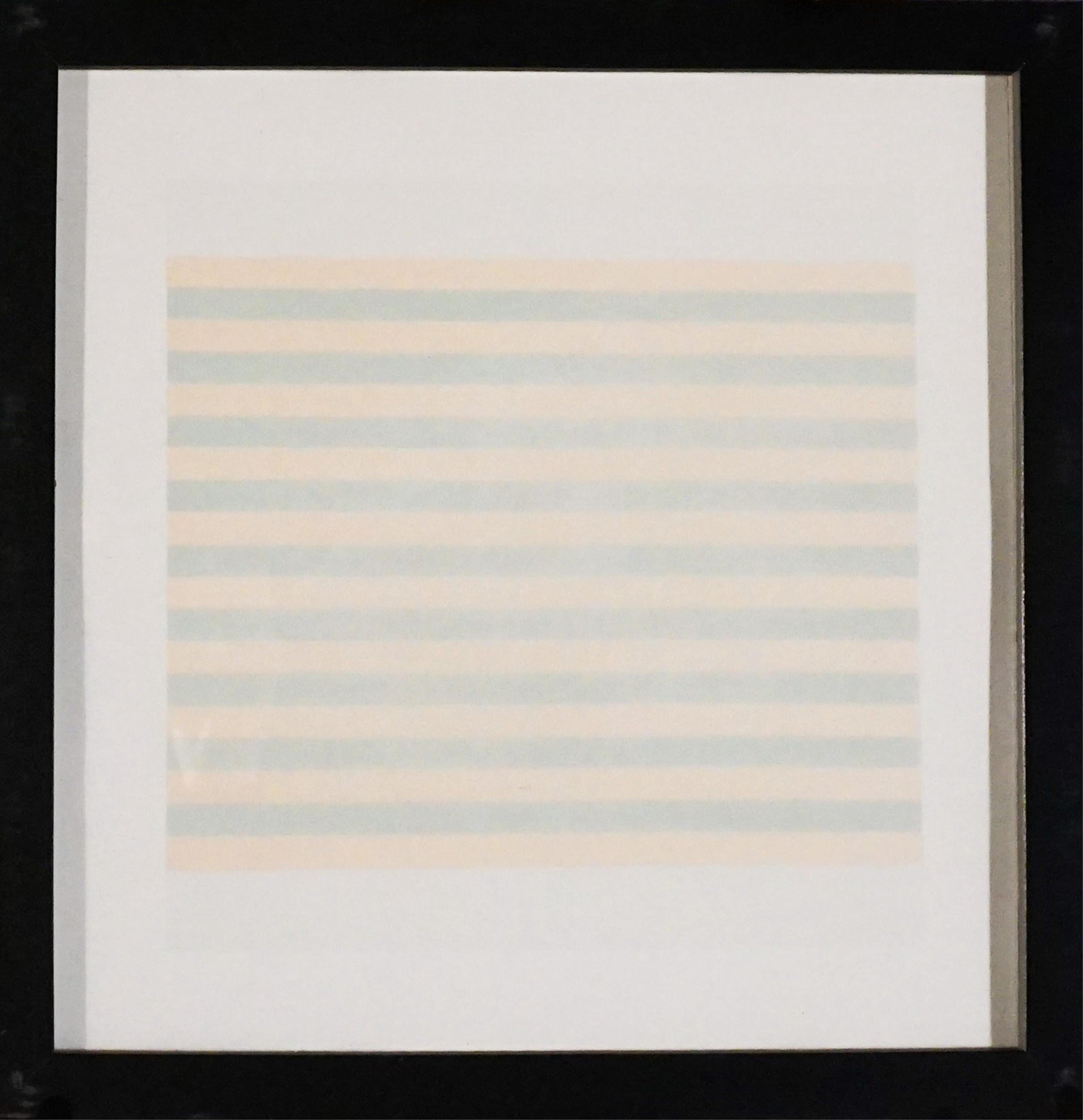 Agnes Martin "I Love Love" Lithograph on Vellum (2000) - Minimalist Abstract Print