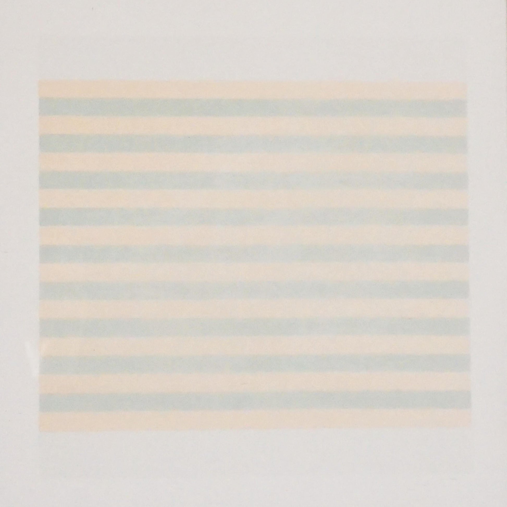 Agnes Martin "I Love Love" Lithograph on Vellum (2000) - Minimalist Abstract Print
