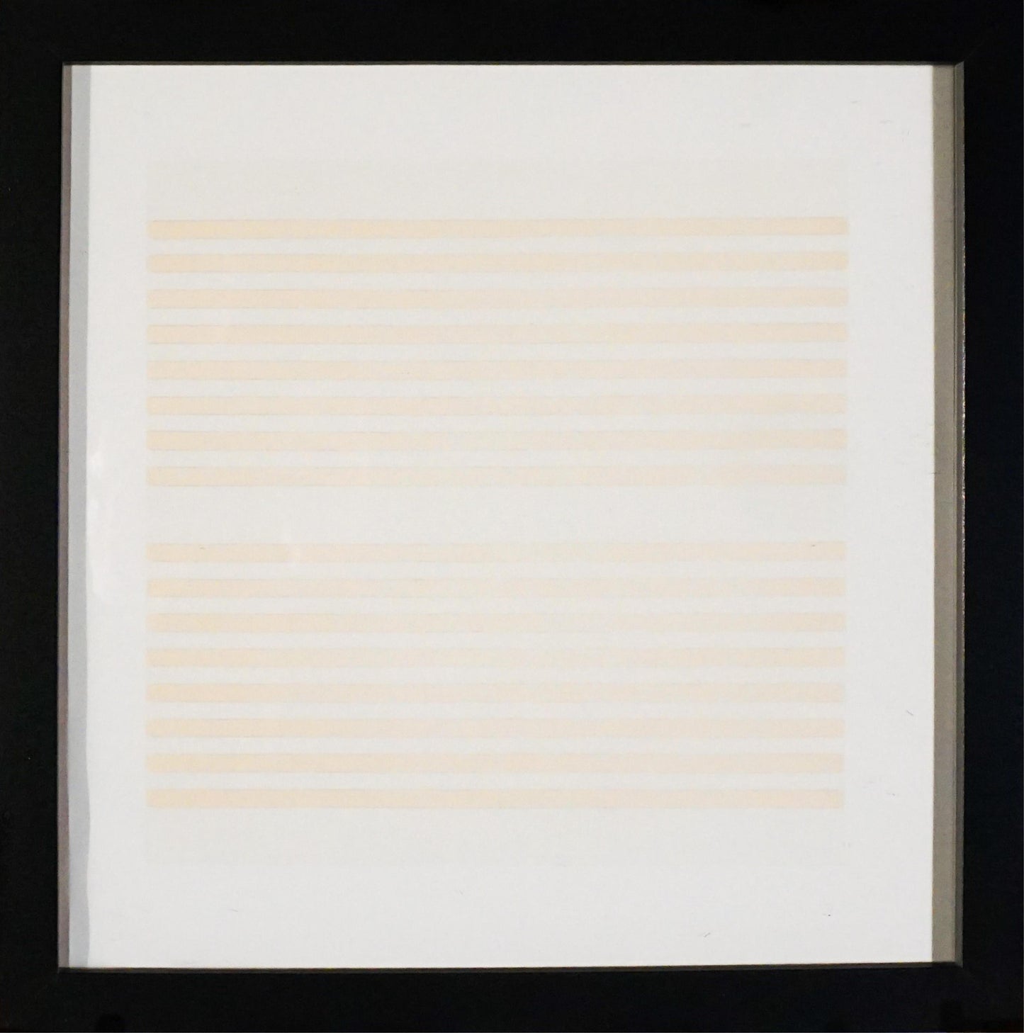 Agnes Martin "I Love the Whole World" Lithograph (2000) - Minimalist Abstract Print on Vellum