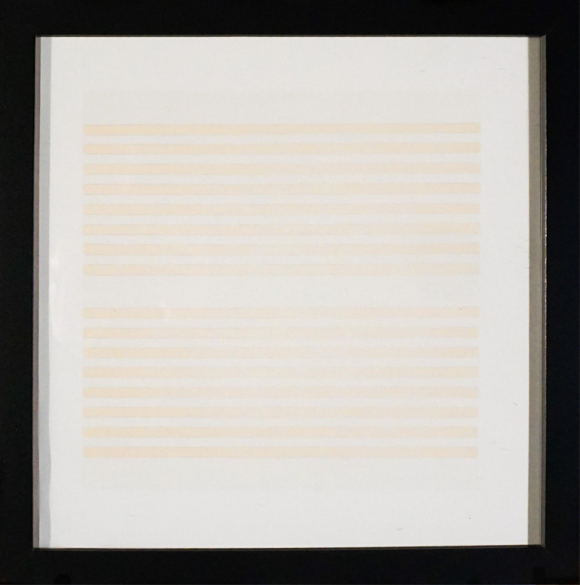 Agnes Martin "I Love the Whole World" Lithograph (2000) - Minimalist Abstract Print on Vellum