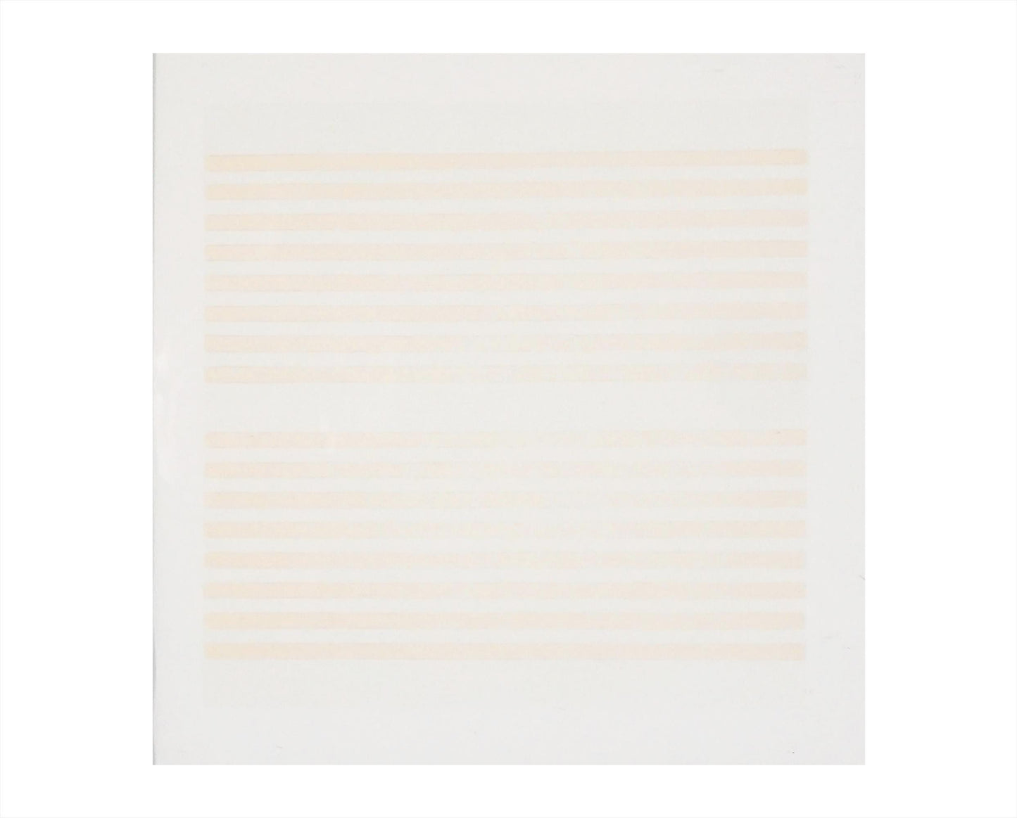 Agnes Martin "I Love the Whole World" Lithograph (2000) - Minimalist Abstract Print on Vellum