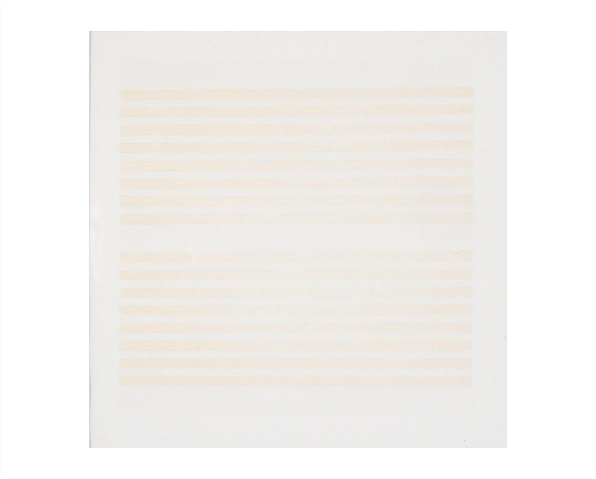 Agnes Martin "I Love the Whole World" Lithograph (2000) - Minimalist Abstract Print on Vellum