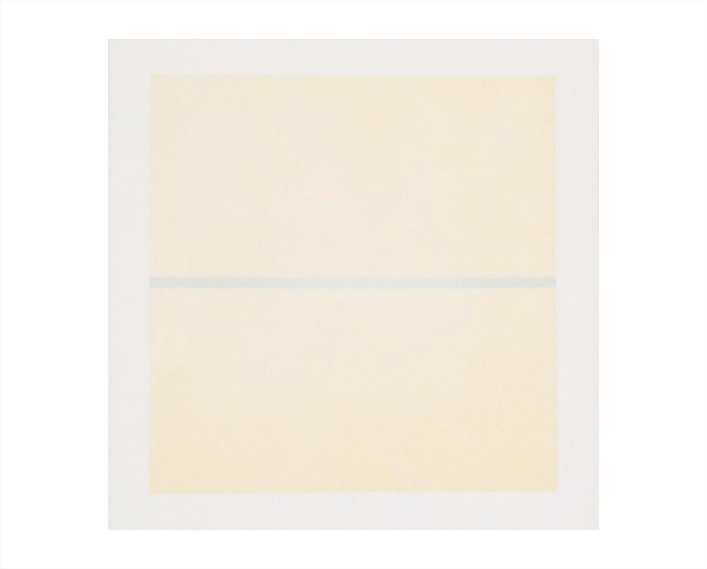 Agnes Martin "The Buttercup Fairy - A Young Girl" Lithograph (2000) - Minimalist Abstract Print on Vellum