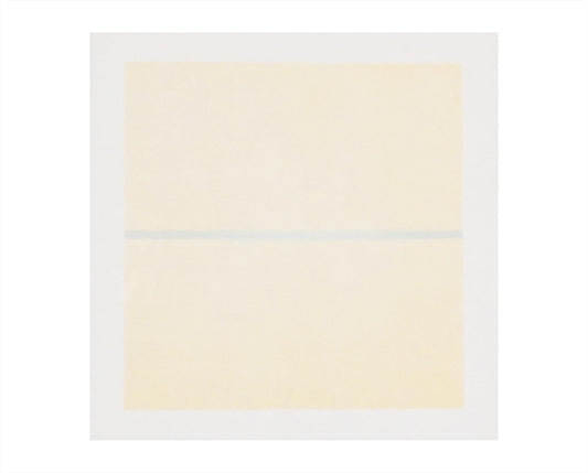 Agnes Martin "The Buttercup Fairy - A Young Girl" Lithograph (2000) - Minimalist Abstract Print on Vellum