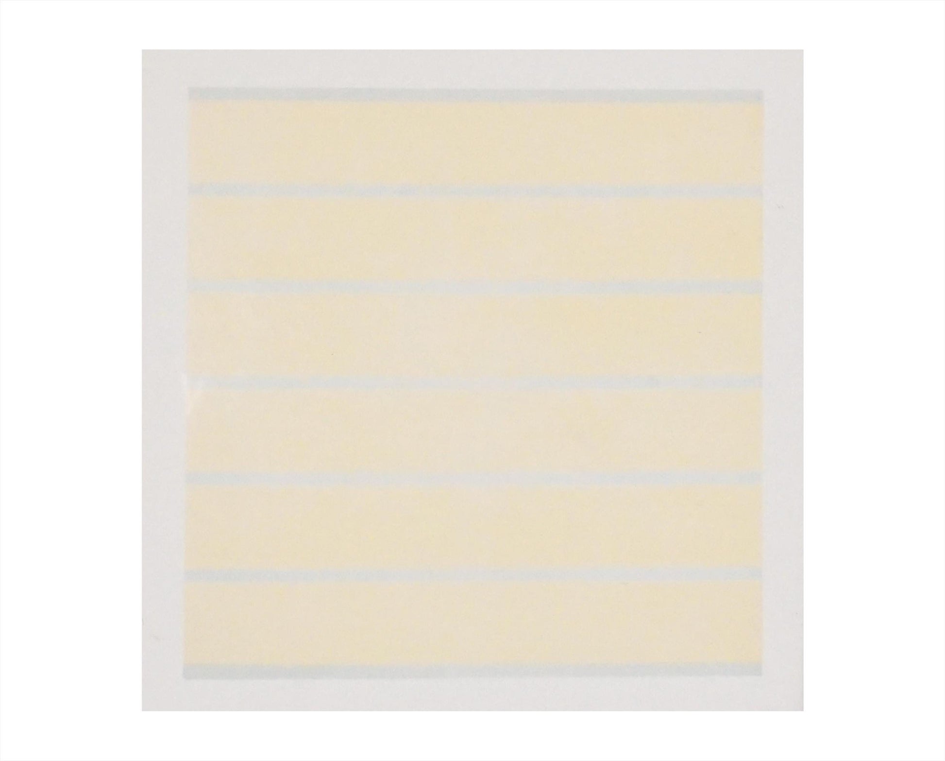 Agnes Martin "Happiness-Glee" Lithograph on Vellum (2000) - Minimalist Abstract Print